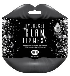 Разглаживающая гидрогелевая маска-патч для губ с экстрактом жемчугом Beauugreen Hydrogel Glam Lip Patch Pearl, 10 шт