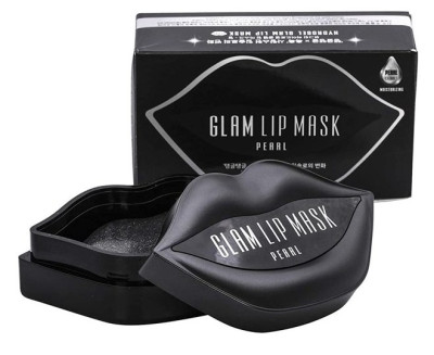 Разглаживающая гидрогелевая маска для губ с экстрактом жемчуга Beauugreen Hydrogel Glam Lip Mask Pearl, 10 шт