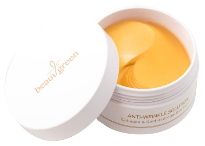 Антивозрастные гидрогелевые средние патчи с коллагеном и коллоидным золотом Beauugreen Collagen&Gold Hydrogel Eye Patch, 60 шт