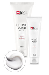 Ліфтинг маска з екстрактом ікри та алмазною мікропудрою Lifting Mask Caviar and Diamonds Tete Cosmeceutical, 75 мл