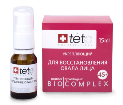 Біокомплекс для відновлення овалу обличчя 45+ Tete Cosmeceutical, 15 мл