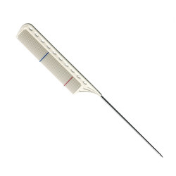 РАСЧЕСКА C МЕТАЛЛИЧЕСКИМ ХВОСТИКОМ И РАЗМЕТКОЙ ОБУЧАЮЩАЯ Y.S.PARK PROFESSIONAL GUIDE COMB