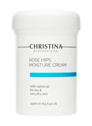 Увлажняющий крем с маслом шиповника и морковным маслом для сухой кожи Christina Rose Hips Moisture Cream with Carrot Oil