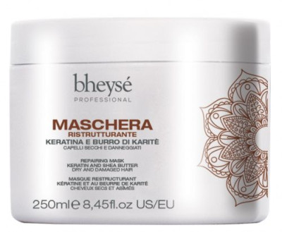 Маска восстанавливающая BHEYSE REPAIRING с кератином и маслом Ши