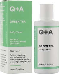Успокаивающий тонер для лица Q+A Green Tea Daily Toner 100 мл
