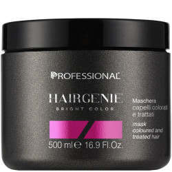 Маска для блеска крашеных волос Professional Hairgenie Bright Color Mask, 500мл