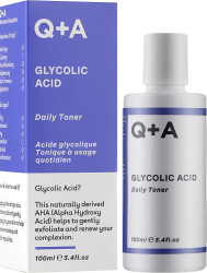 Тонер для лица с гликолевой кислотой Q+A Glycolic Acid Daily Toner 100 мл