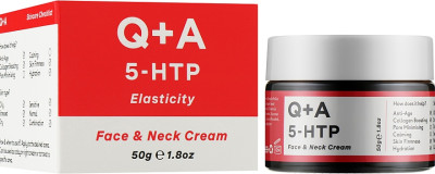 Крем для Лица и Шеи Q+A 5-HTP Face & Neck Cream 50 г