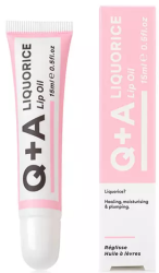 Масло для губ с лакрицей Q+A Liquorice Lip Oil, 15 мл