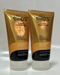 Маска для волос Ellips Hair Mask "Безупречный шелк" с Про-Кератиновым комплексом, 120 гр