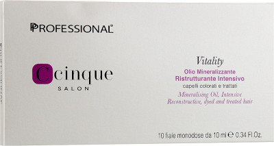 Professional C Cinque Salon Vitality Mineralizing Oil - Минерализующее масло для волос