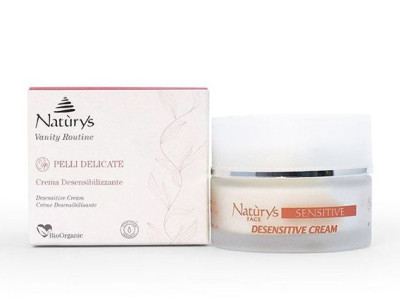Заспокійливий крем для чутливої ​​шкіри обличчя Bema Cosmetici Natùrys Vanity Routine Desensitive Cream, 50 мл