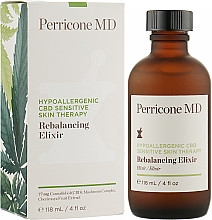 Успокаивающий и увлажняющий эликсир для лица Perricone MD Hypoallergenic CBD Sensitive Skin Therapy Rebalancing Elixir