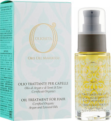 Масло-уход с маслом арганы и маслом семян льна Barex Italiana Olioseta Oil Treatment for Hair