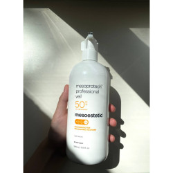 Увлажняющая антивозрастная вуаль спф50+ Mesoestetic MESOPROTECH PROFESSIONAL VEIL 500 мл