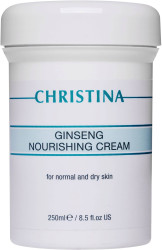 Питательный крем с экстрактом женьшеня для нормальной и сухой кожи Christina Ginseng Nourishing Cream, 250 ml