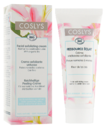 Крем-ексфоліант для обличчя з екстрактом лілії для нормальної та комбінованої шкіри Coslys Facial Care 75 мл