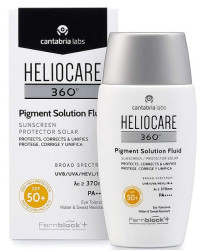 Солнцезащитный флюид для кожи с пигментацией Cantabria Heliocare 360 ​​Pigment Solution Fluid SPF50+, 50 мл