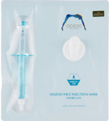 Маска с керамидами для интенсивного увлажнения кожи лица The Oozoo Face Injection Mask Hydro Lift