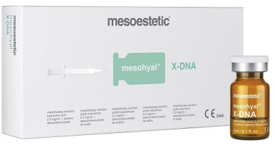 Препарат биоревитализации для омоложения лица и тела Mesoestetic  mesohyal X-DNA, 1 x 3 мл