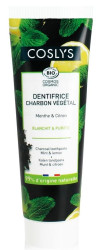 Зубная паста угольная с мятой и лимоном Coslys, 100 мл