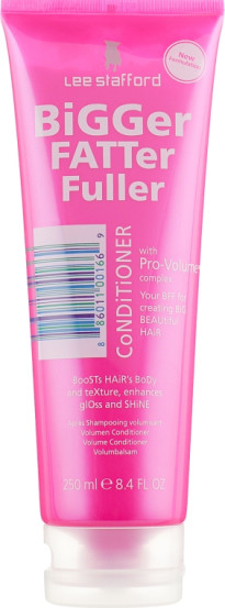 Кондиционер для придания объема Lee Stafford Bigger Fatter Fuller Conditioner, 250 ml