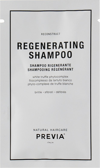 Восстанавливающий шампунь Previa Reconstruct Regenerating Shampoo, 10 мл