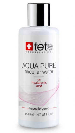 Мицеллярная вода с гиалуроновой кислотой Aqua Pure Micellar water Tete Cosmeceutical, 200 мл