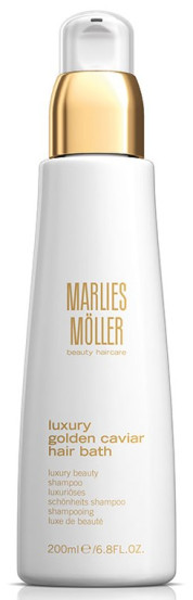 Драгоценный икорный шампунь Marlies Moller Luxury Golden Caviar Hair Bath, 200 мл