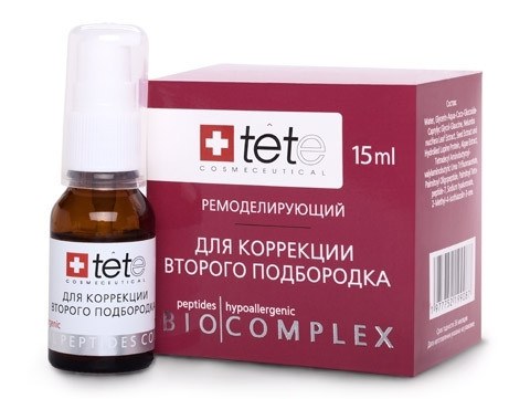 Биокомплекс для коррекции второго подбородка Tete Cosmeceutical, 15 мл