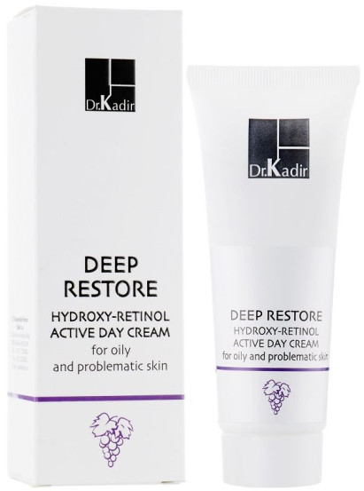 Денний крем для жирної та проблемної шкіри Dr. Kadir Deep Restore Day Cream For The Oily And Problematic Skin, 75 мл
