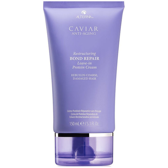 Несмываемый протеиновый крем для восстановления поврежденных волос Caviar Anti-Aging Restructuring Bond Repair Leave-in Protein Cream 150мл