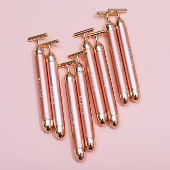 Вибрирующий массажер для лица Skin Gym Beauty Lifter Vibrating T-Bar