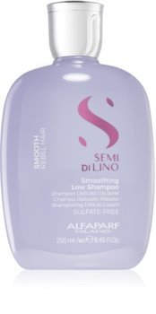 Semi di Lino Smooth шампунь для разглаживания волос для непослушных и вьющихся волос 250 мл