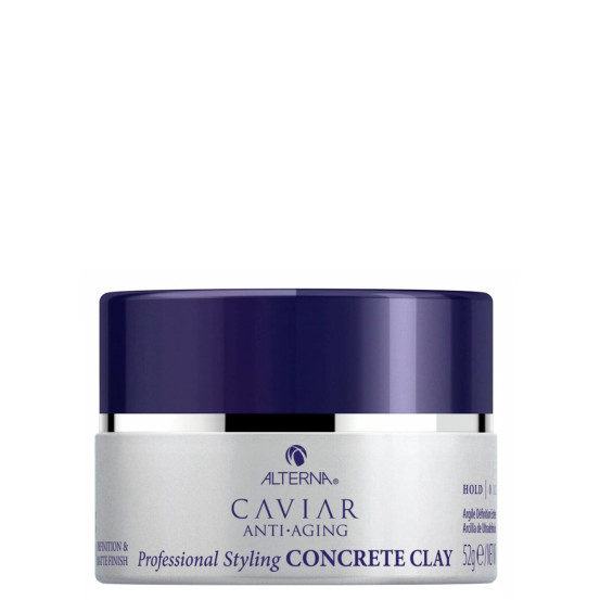 Глина сильной фиксации с экстрактом черной икры без сульфатов Caviar Professional Styling Concrete Clay 50g