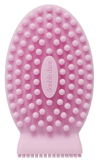 Массажная силиконовая щетка для тела Double Dare I.M. Buddy Body Pastel Pink