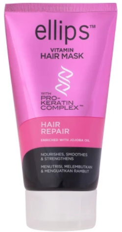 Маска для волос Ellips Hair Mask "Восстановление волос" с Про-Кератиновым комплексом, 120 гр