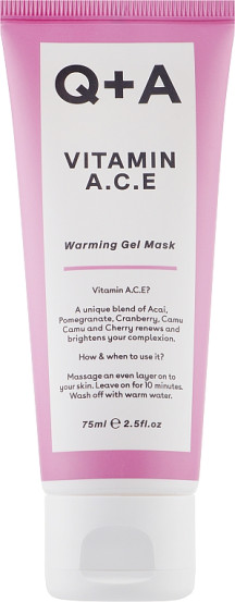 Мультивітамінна маска Q+A Vitamin ACE Warming Gel Mask 75 мл