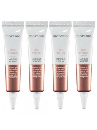 Протеиновые крем-ампулы для волос High Protein Ampoule Cream 15ml x 4 Moremo