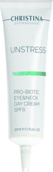Дневной крем для кожи вокруг глаз и шеи Christina Unstress Probiotic Day Cream For Eye And Neck