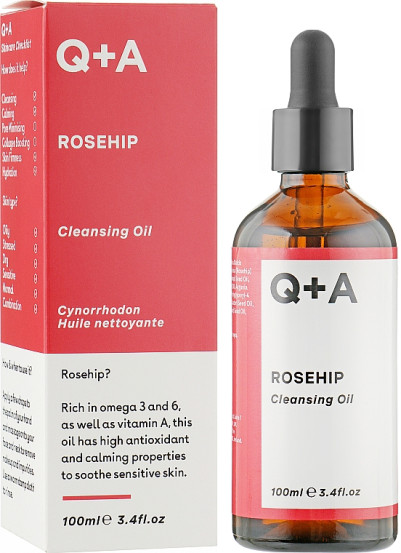 Очищувальна Олія з Шипшиною Q+A Rosehip Cleansing Oil 100 мл