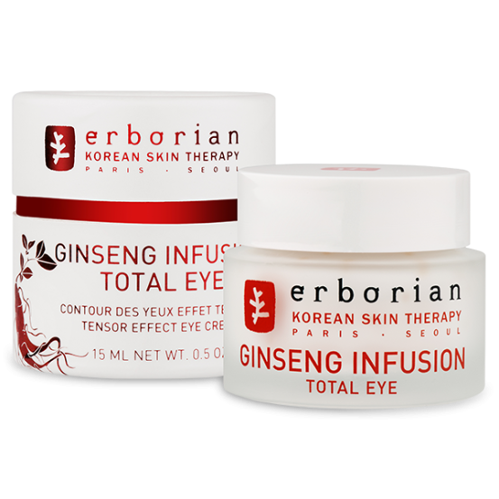 Крем для восстанавливающей кожи вокруг глаз Erborian Ginseng Infusion Total Eye Cream, 15 ml