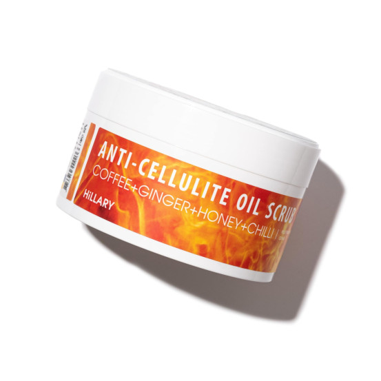 Антицелюлітний розігріваючий скраб для тіла Hillary Anti-cellulite Oil Scrub, 200 г