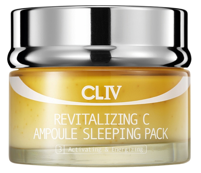 Нічна маска з вітаміном C Cliv Revitalizing C Ampoule Sleeping Pack, 100 мл