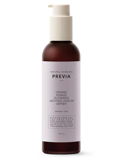 Дефайнер від заплутування з антистатиком Previa Borage Glycerides Anti-Frizz Leave-in Definer, 200 ml
