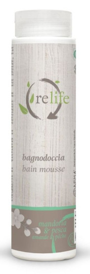 Гель для душу з мигдалем та персиком Bema Cosmetici Relife Bath & Shower Gel Almond & Peach, 200 мл