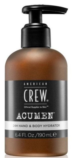 Зволожуючий лосьйон для рук та тіла тривалої дії American Crew Acumen 24H Hand & Body Hydrator, 190 мл