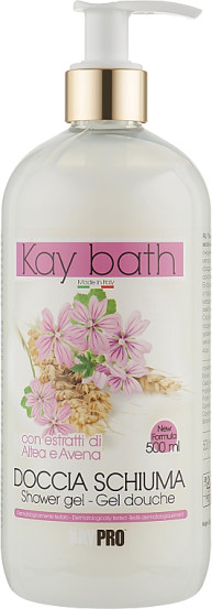 Гель для душа с овсяным молочком и экстрактом алтея KayPro Kay Bath Shower Gel