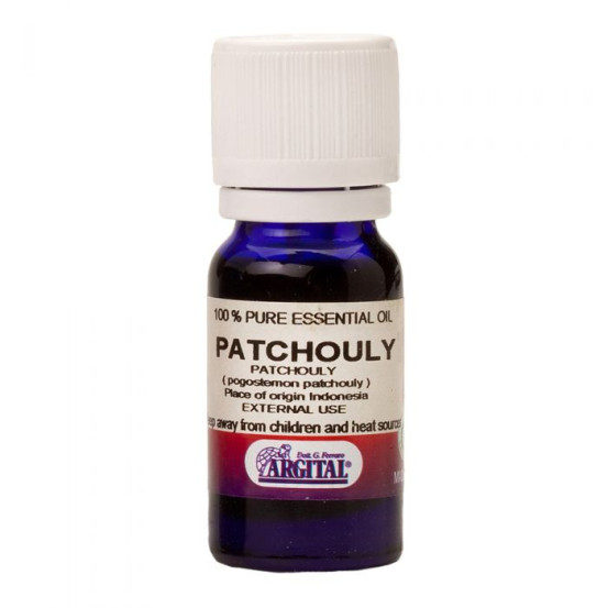 100% чиста ефірна олія пачулі Argital 100% Pure Essential Oil Patchouly, 10 мл