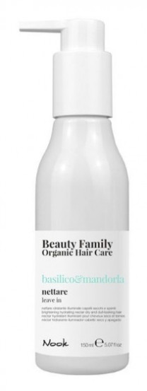 НЕКТАР "ЯРКІСТЬ, ЗВОЛОЖЕННЯ ТА БЛИСК" ДЛЯ СУХОГО, ТЕХНІХ ВОЛОССЯ NOOK BEAUTY FAMILY ORGANIC HAIR CARE NETTARE 150 МЛ